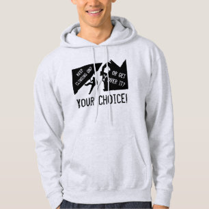 Rotsklimmen - Blijf je vastklampen of kom er overh Hoodie