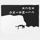 Rotsklimmen Fleece Deken (Voorkant (Horizontaal))