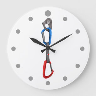 Rotsklimmen met snelle draai grote klok