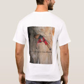Rotsklimmen op Sint Maarten T-shirt (Achterkant)