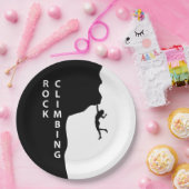 Rotsklimmen Papieren Bordje (Feest)