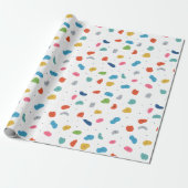 Rotsklimmen Schattigee Kinder Kleurrijk Cadeaupapier (Uitgerold)