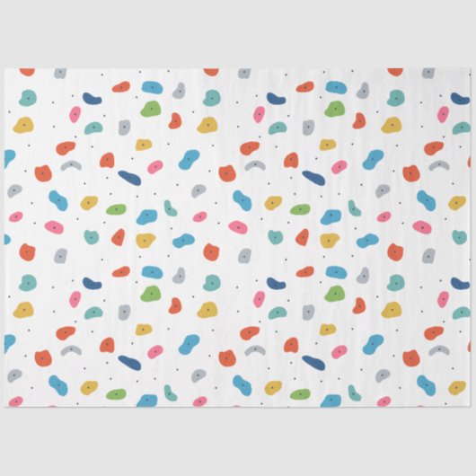 Rotsklimmen Schattigee Kinder Kleurrijk Tissuepapier (Voorkant)