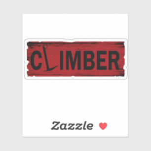 Rotsklimmen  sticker