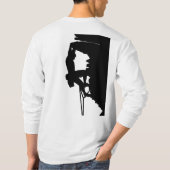 Rotsklimmende microvezel Longhoeve T-shirt (Achterkant)