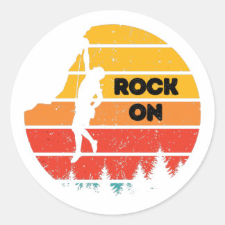 rotsklimretrorbouldering ronde sticker