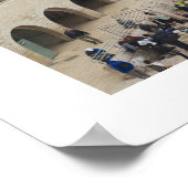 Rotskoepel | Westelijke Muur Plein, Jeruzalem Poster (Hoek)