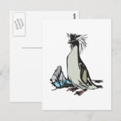 rotspinguïn briefkaart (Voorkant / Achterkant)