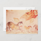 Rotsschildering van paarden, c.17000 v.Chr Briefkaart (Voorkant / Achterkant)