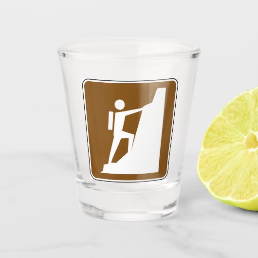 Rotssymbool Shot Glas (Voorkant)