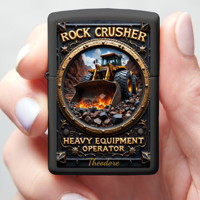 Rotsvergruizer Frontlader Vuur (In Hand)