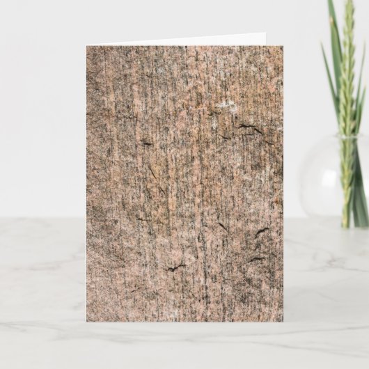 rotswand met rood sediment kaart (Voorkant)