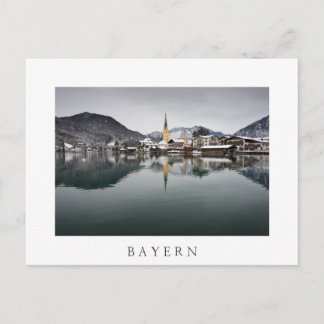 Rottach-Egern in het Tegernsee, Beieren in de wint Briefkaart
