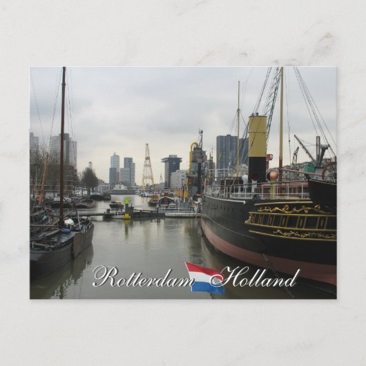 Rotterdam Holland Briefkaart (Voorkant)