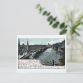  Rotterdam: Nederland Willems Bridge Briefkaart (Staand voorkant)