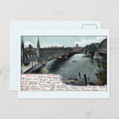  Rotterdam: Nederland Willems Bridge Briefkaart (Voorkant / Achterkant)