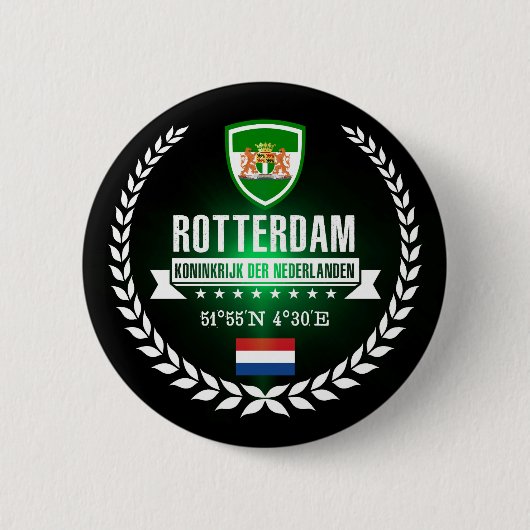 Rotterdam Ronde Button 5,7 Cm (Voorkant)