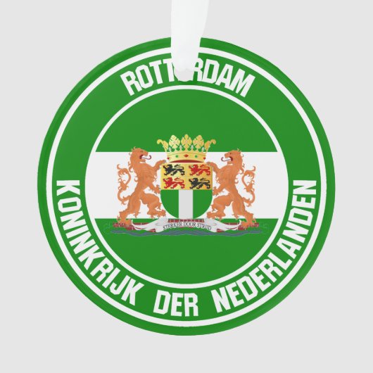 Rotterdam Round Emblem Ornament (voorkant)