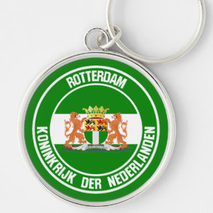 Rotterdam Round Emblem Sleutelhanger
