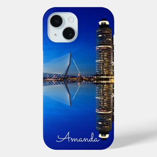 Rotterdam Skyline Cityscape Case-Mate iPhone Case (Achterkant)