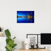 Rotterdam Skyline Cityscape Poster (Thuiskantoor)