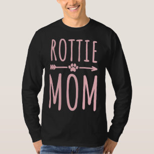 Rottie Mam Vrouwen Meisjes Rottweiler eigenaars T-shirt