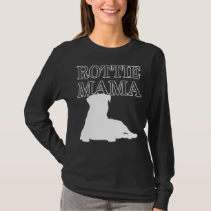 Rottie Mama Rottweiler Dog Mam Schattige Puppy Own T-shirt
