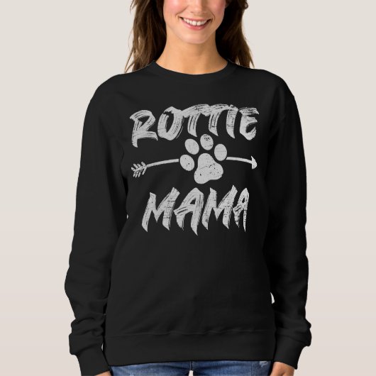 Rottie Mama Rottweiler Pullover Sweat - shirt à ca (Devant)