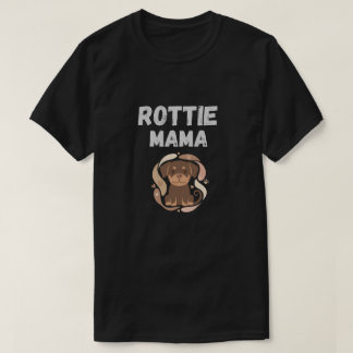 Rottie Mama Schattig Rottweiler Ontwerp T-shirt