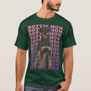 Rottie Mom Dog Owner Rottweiler Premium T-Shirt