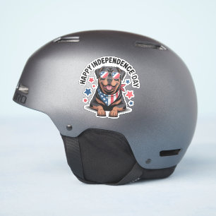 Rottie Patriot Paws Sticker