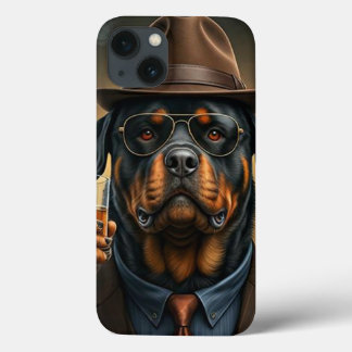 Rottie Toast iPhone 13 Hoesje