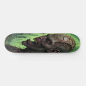 Rotting Zombie Face - Horror Skateboard (Horizontaal)