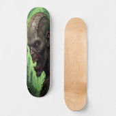 Rotting Zombie Face - Horror Skateboard (Voorkant)