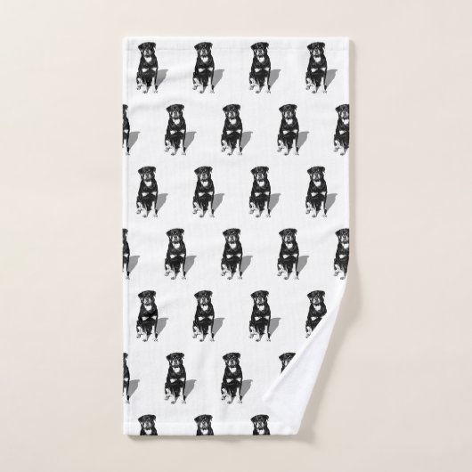 Rottweiler (Serviette à main)