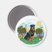 Rottweiler (#1) magneet (Voorkant / Achterkant)