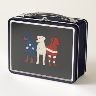 Rottweiler 4 juli Hondenliefhebber Mannen USA Vlag