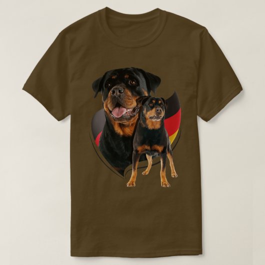 Rottweiler 6 t-shirt (Design voorkant)