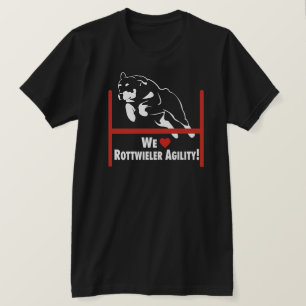 Rottweiler Agility Love T-shirt