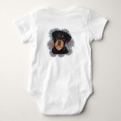 Rottweiler-baby Romper (Achterkant)