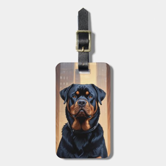 Rottweiler bagage labels (Voorkant verticaal)