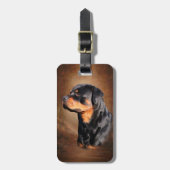 Rottweiler Bagagelabel (Voorkant verticaal)