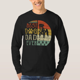 Rottweiler Beste Hond Papa Ooit Vaderdag T-shirt