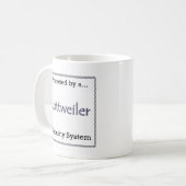 Rottweiler Beveiligingssysteem Koffiemok (Voorkant links)