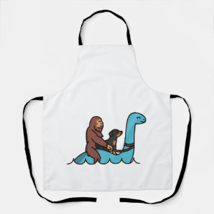Rottweiler Bigfoot Sasquatch Loch Ness Schort