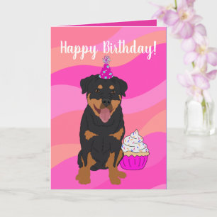 Rottweiler Birthday Kaart