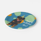  rottweiler Birthday Papieren Bordje (Gekanteld)