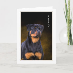 Rottweiler Blank Wenskaart Kaart