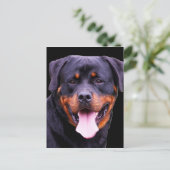 "Rottweiler" Briefkaart (Staand voorkant)