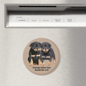 Rottweiler Buddies Magnet Magneet (Insitu (Vaatwasser))